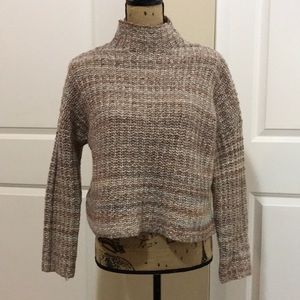 🌟 5/$20 Marled Turtle Neck Crop Sweater
